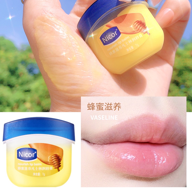 Combo Hộp 4 Lọ Han Boli Vaseline dưỡng môi dưỡng ẩm môi mặt nạ nam và nữ