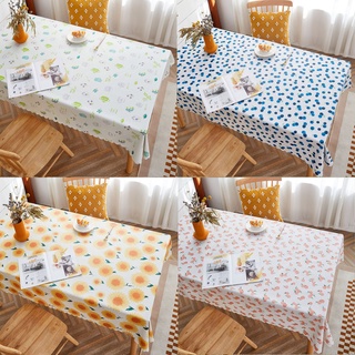 Khăn Trải Bàn Vuông Chữ Nhật Vải PVC Họa Tiết Hoa Quả Mùa Thu Chống Thấm Dầu Chống Thấm Nước Cách Nhiệt Tốt - 0035