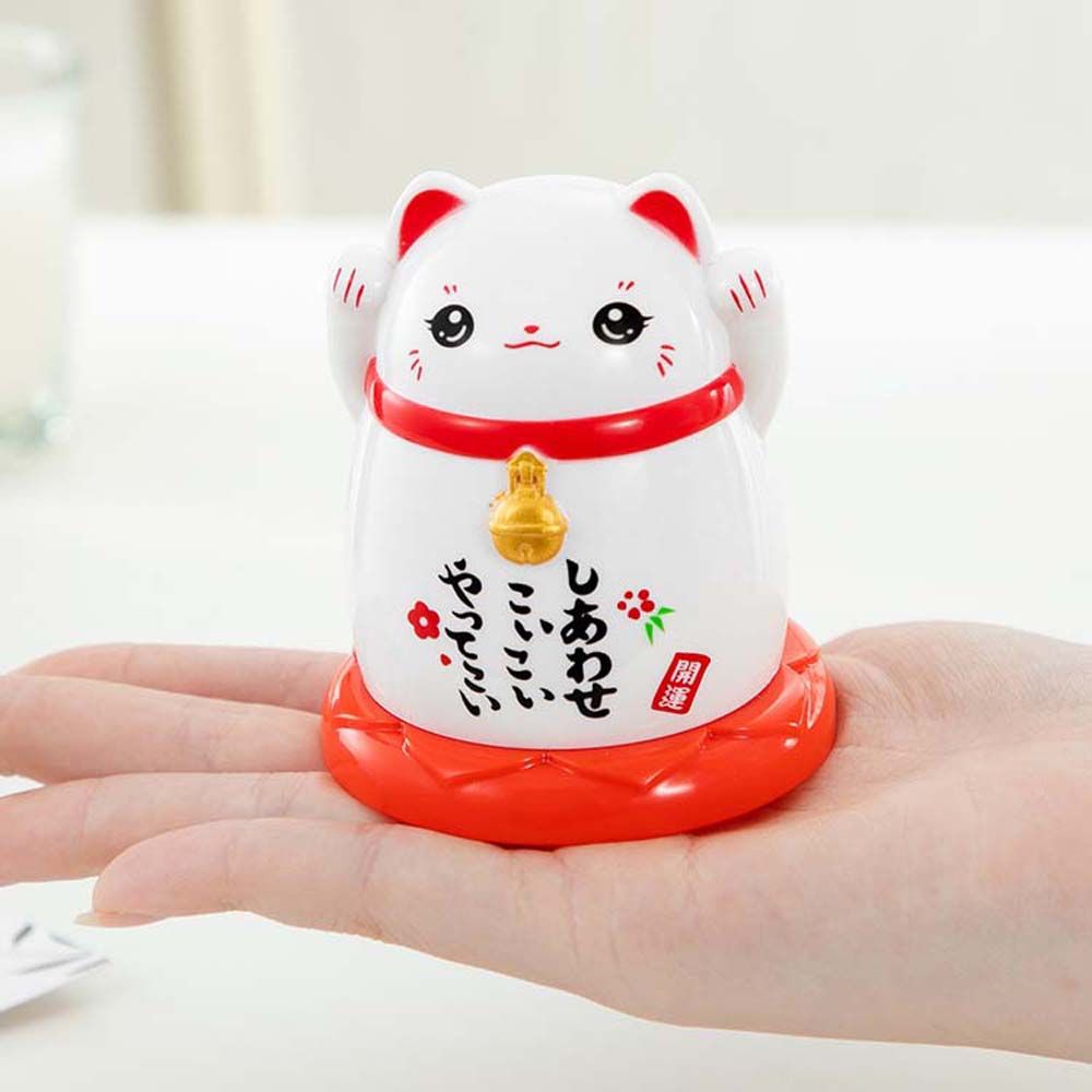 Hộp đựng tăm xỉa răng hình chú mèo may mắn nhiều màu sắc độc đáo chất lượng cao