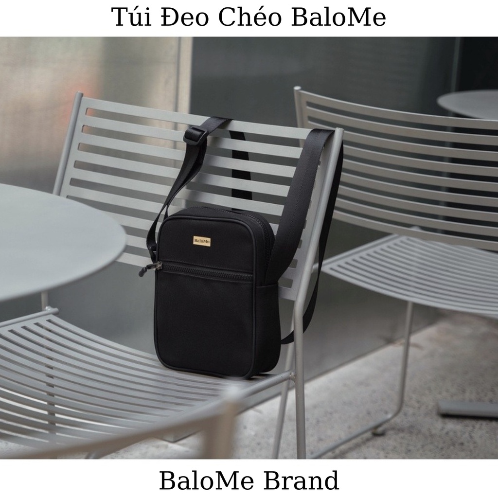 Túi đeo chéo nam nữ BaloMe vải polyester nhập khẩu cao cấp chống thấm nước DC01