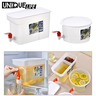 [Bình đựng nước chanh Tủ lạnh Bình nước chanh nóng lạnh Bình đựng trà trái cây có vòi Quà tặng