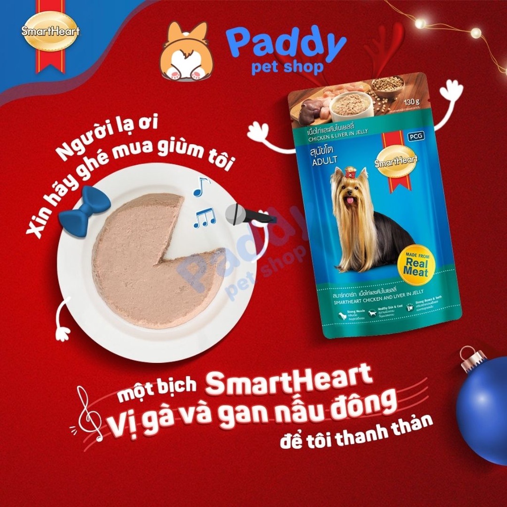 Pate Cho Chó SmartHeart 130g