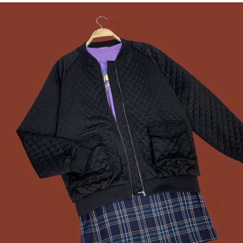 QUILTED BOMBER JACKET