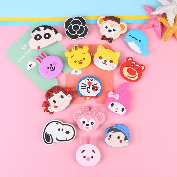 Giá đỡ điện thoại popsocket silicon hoạt hình thú cưng dễ thương nhiều màu youngcityshop 30.000