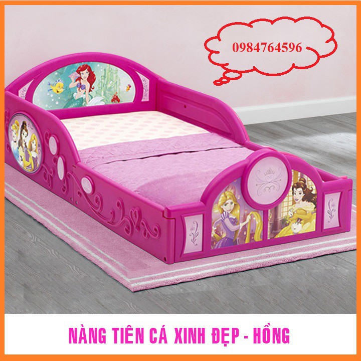 Giường ngủ cho bé (kèm đệm) phù hợp cho bé từ 1 - 10 tuổi - Giường cho bé - Giường ngủ thông minh 5.0