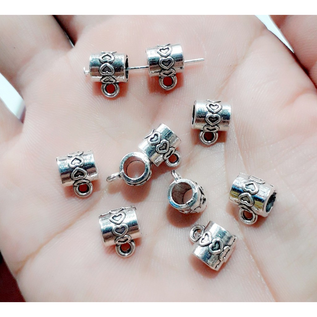 Charm giá sỉ : 50g = 23k / 1 gói [ Sỉ Charm bạc cổ 50g ]