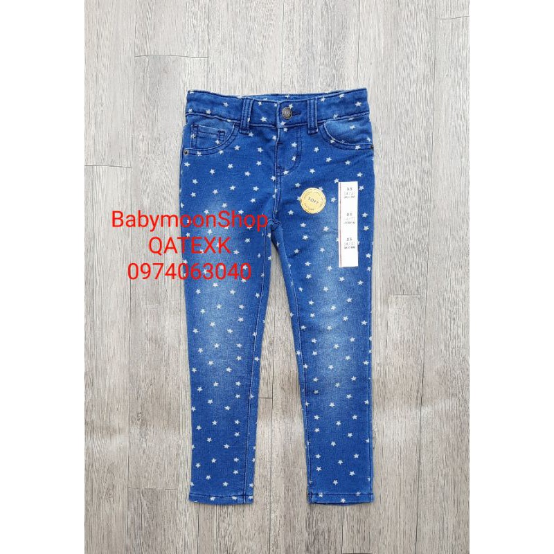 Quần Legging Bé Gái Giả Jean Size Đại Cat&Jack Dư