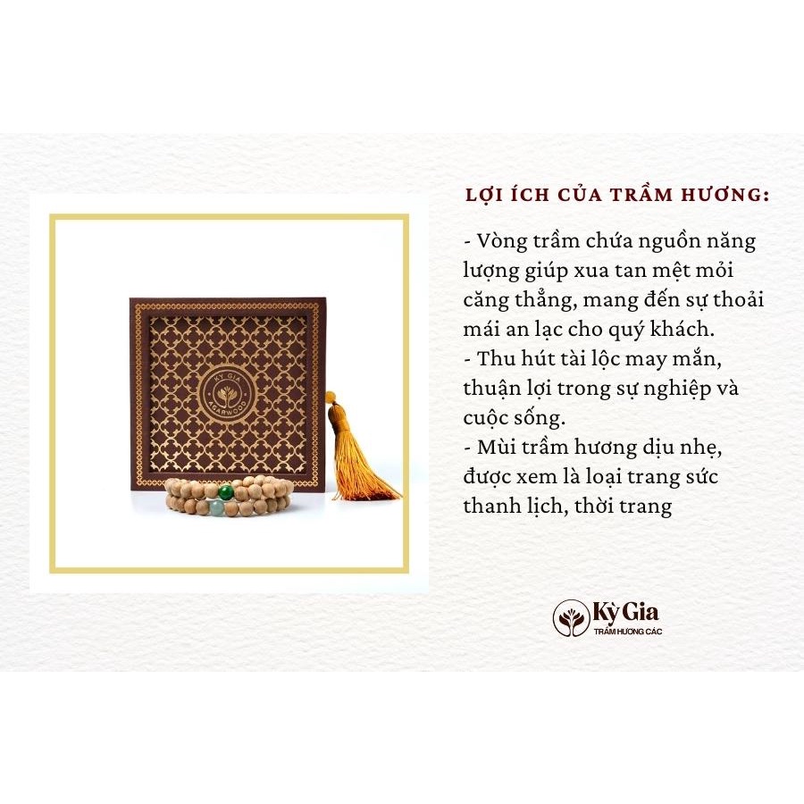 Vòng Tay Trầm Hương Tốc Rừng Việt Nam Phối Charm Phong Thủy Cát Tường Kỳ Agarwood