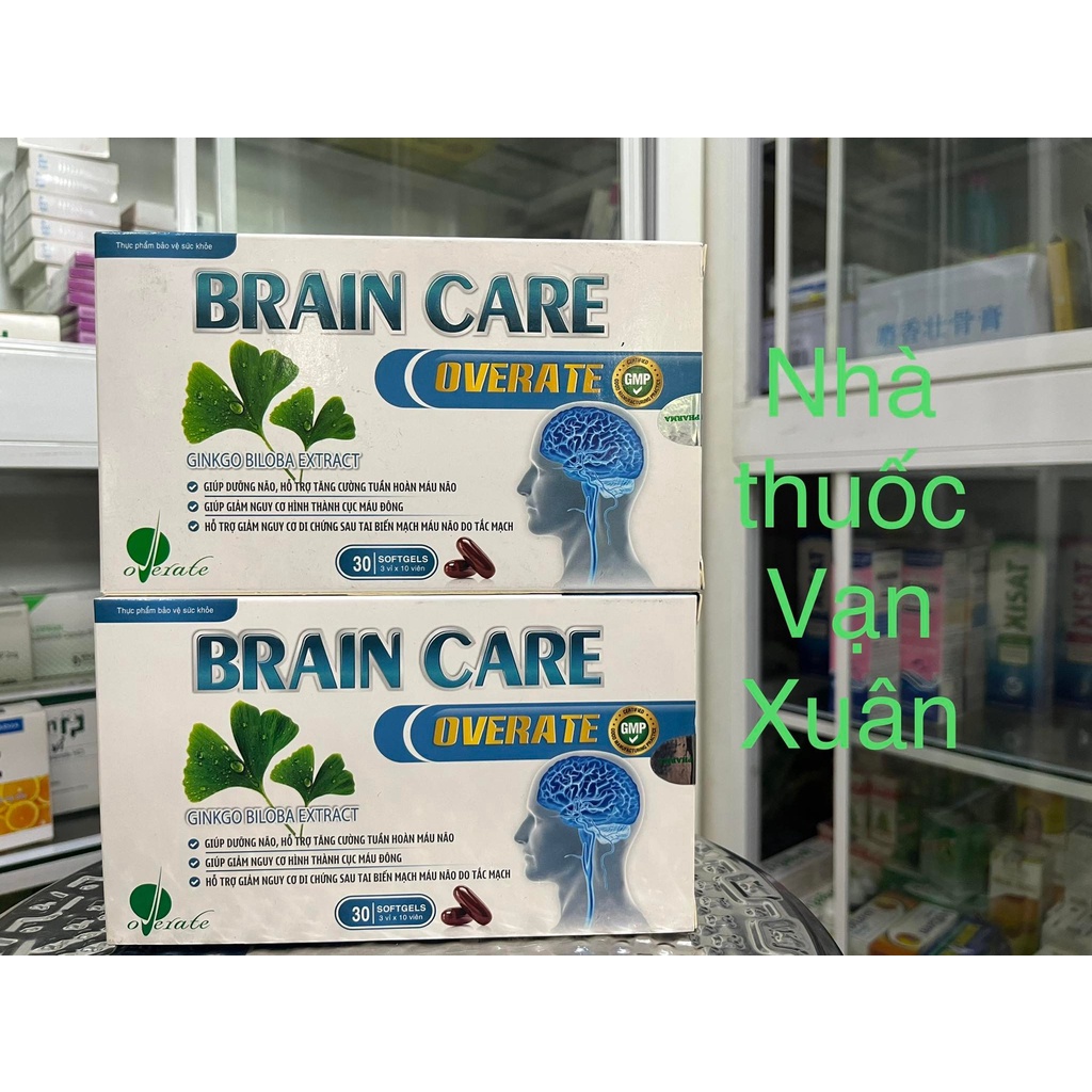 Dưỡng não,hỗ trợ tăng cường tuần hoàn máu não,giảm nguy cơ hình thành cục máu đông-Brain care