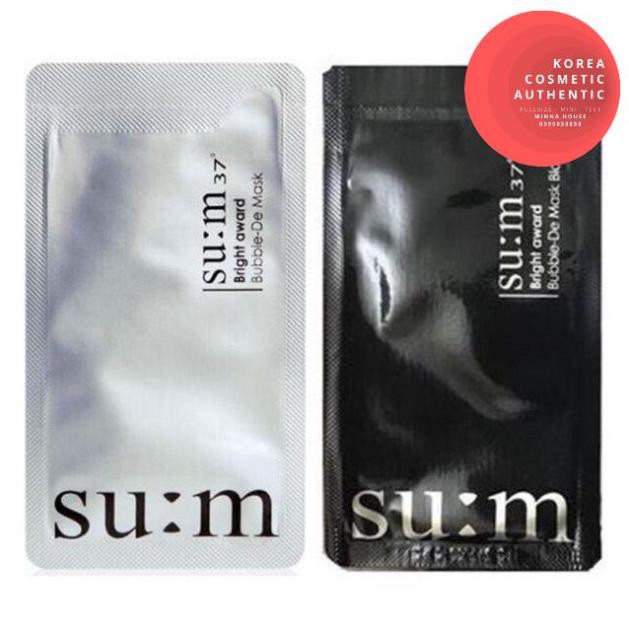Combo 10 gói Mặt nạ thải độc SU:M 37 Bright Award Bubble-De Mask Pack | BigBuy360 - bigbuy360.vn