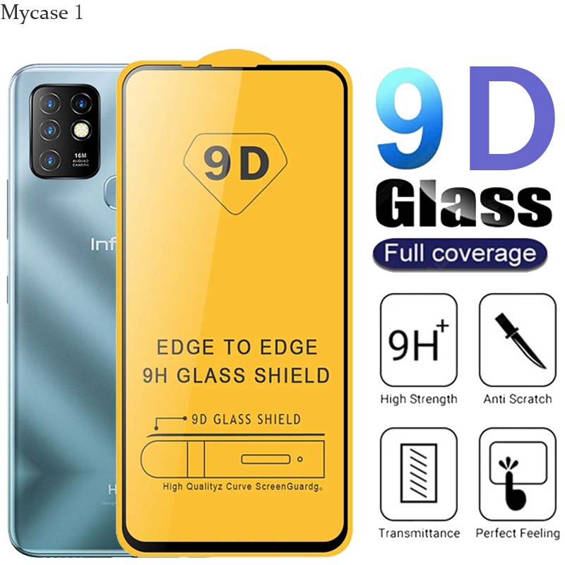 Ốp điện thoại kính cường lực bảo vệ toàn diện cho Infinix Note 8 7 Lite Hot 8 9 10 Play S5 Smart 5 4 Zero 8