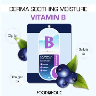 Mặt Nạ FOODAHOLIC Chiết Xuất Vitamin B Dưỡng Ẩm, Hỗ Trợ Thu Nhỏ Lỗ Chân Lông 23g