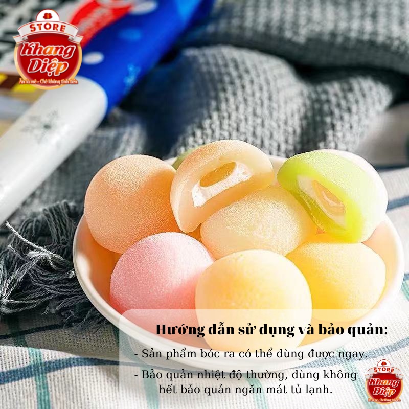 Mochi kem lạnh trái cây 8 vị Khang Diệp