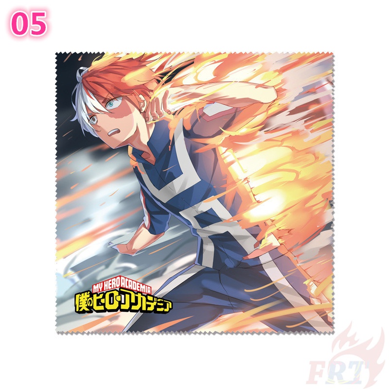 ★ Dụng Cụ Vệ Sinh Mắt Kính Họa Tiết Anime My Hero Academia ★ 1 Khăn Lau Kính, Màn Hình Điện Thoại