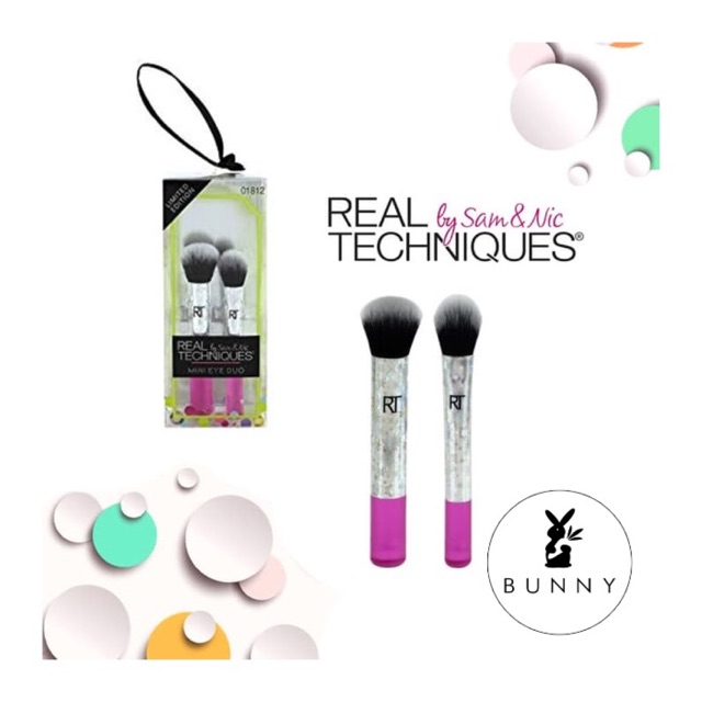 (CÓ SẴN ĐỦ BILL) SET 2 CÂY CỌ MẮT REAL TECHNIQUES MINI