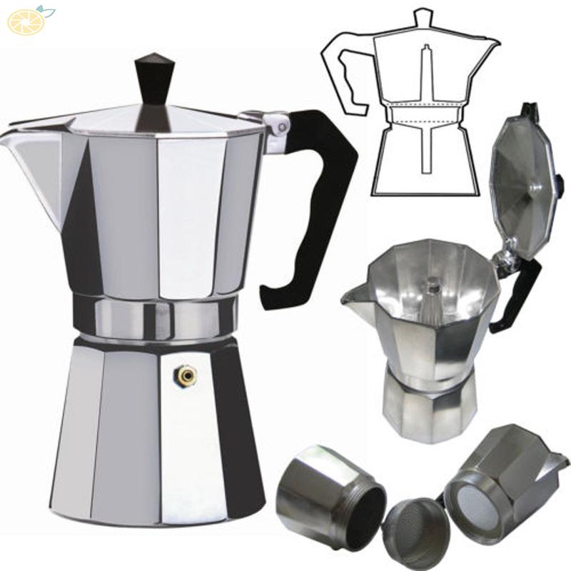 Ấm nấu cà phê Espresso chất liệu nhôm