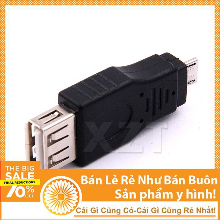 Đầu Chuyển Đổi USB Micro Sang USB A Cái 2.0 Giá Rẻ