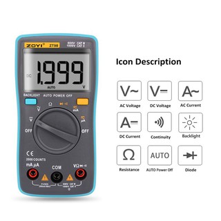 Đồng hồ vom zoyi zt98