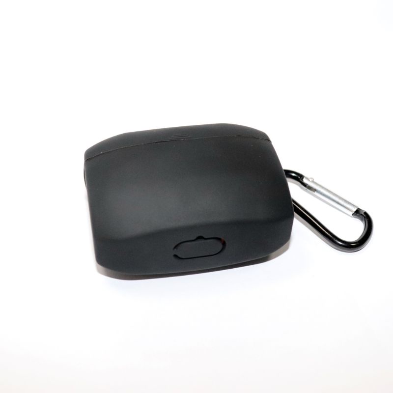 Vỏ Bảo Vệ Hộp Sạc Tai Nghe Jabra Elite Active 65t Bằng Silicon Chống Sốc Chống Trầy Kèm Móc Khóa