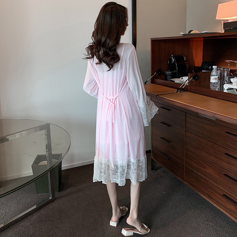 Váy Ngủ 2 dây xinh xắn phối bèo quảng châu ulzzang | BigBuy360 - bigbuy360.vn