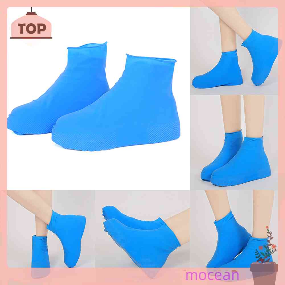 Bộ 2 Bọc Giày Đi Mưa Bằng Silicone Chống Thấm Nước Tiện Dụng
