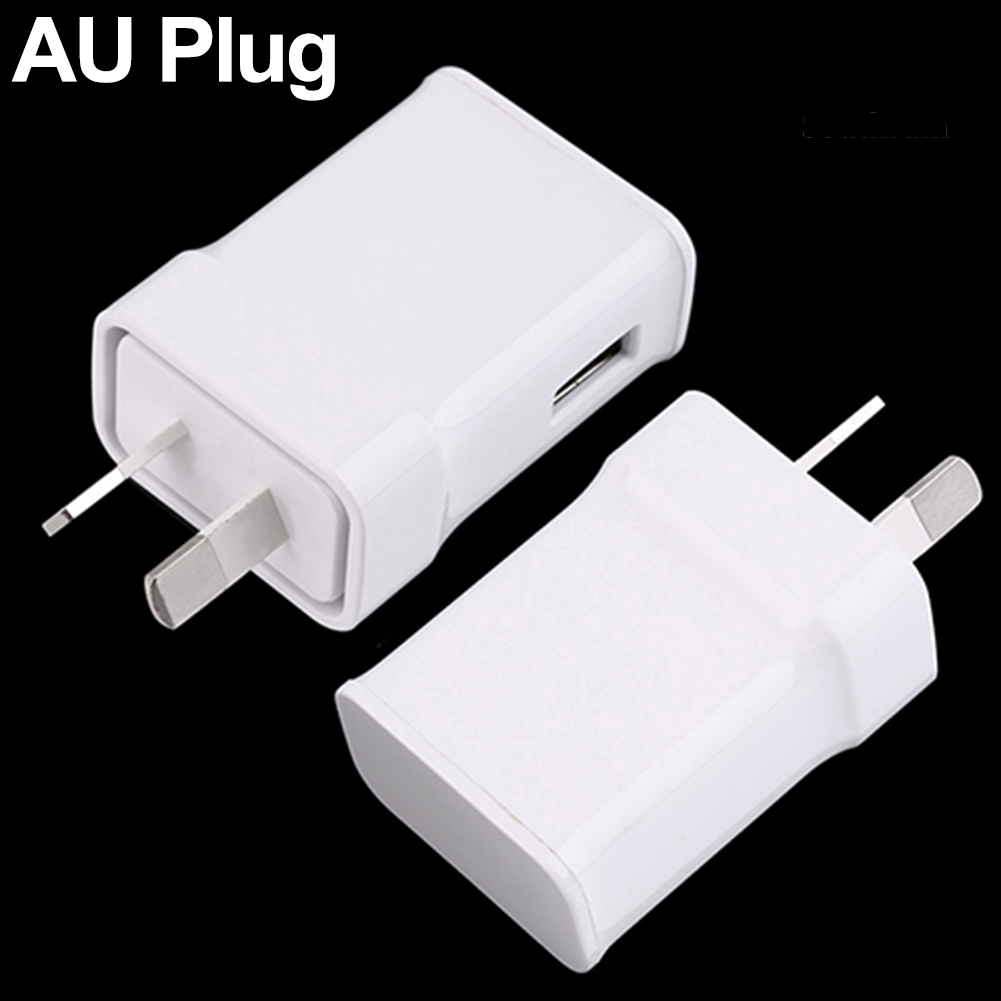 Phích Cắm Tường Úc/Cáp Hỗ Trợ Sạc Nhanh 2A Cho Điện Thoại Samsung