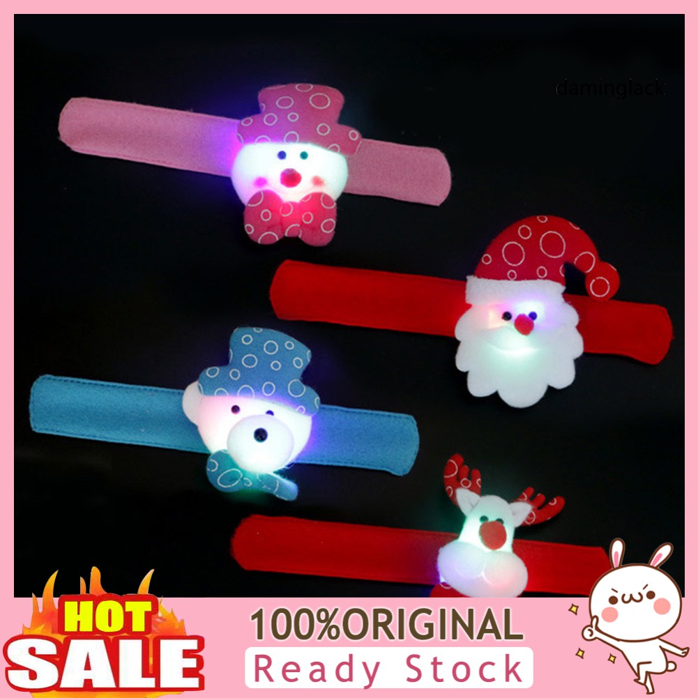 Vòng tay đèn LED phong cách Giáng sinh đáng yêu dành cho nữ