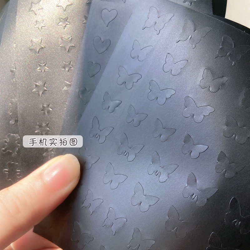 Nhãn Dán Trang Trí Móng Tay Hình Gấu/Bướm/Gấu Dễ Thương