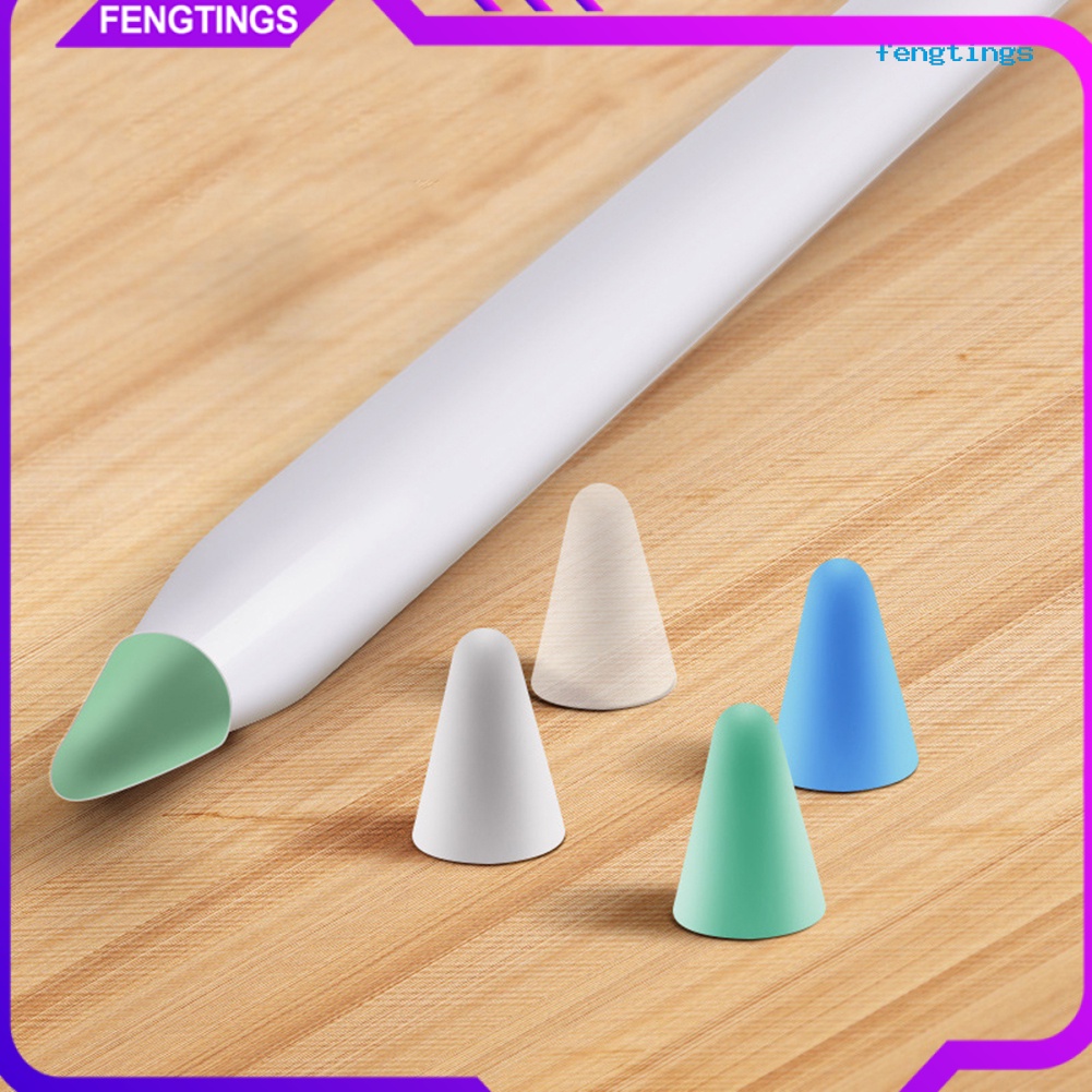 Set 1/4/8 Vỏ Bọc Bảo Vệ Đầu Bút Cảm Ứng Mịn Màng Cho Apple Pencil 1/2