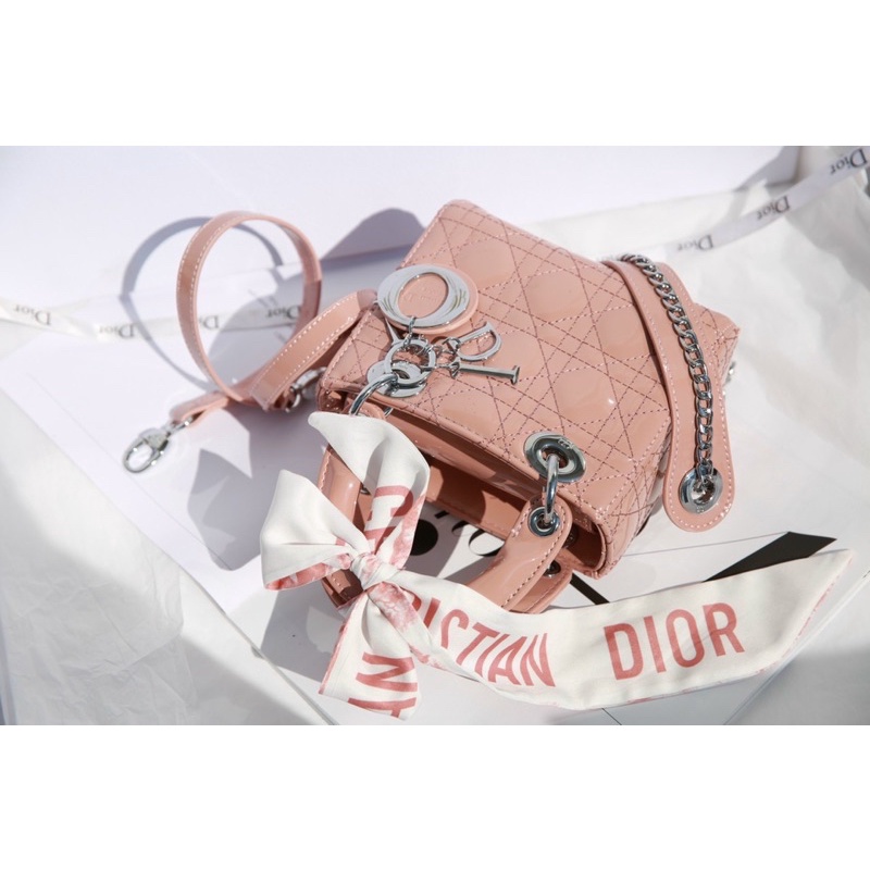 Túi Dior Lady Da Bóng