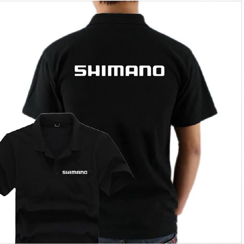 Shimano Áo Thun POLO Ngắn Tay Chống Tia UV Mau Khô Tiện Lợi Khi Đi Câu Cá