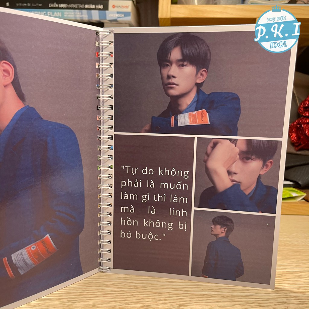 Bộ Photobook Album Ảnh Những Câu Nói Của Chàng Diễn Viên Trẻ Dịch Dương Thiên Tỷ 2021 - QUÀ TẶNG C-POP