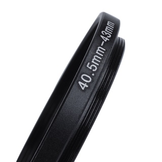 Camera 40.5mm to 43mm Metal Step Up Ring Adapter