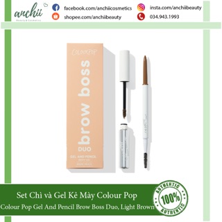 [TOP 1 UY TÍN] Set Chì và Gel Kẻ Mày Colour Pop Brow Boss Gel