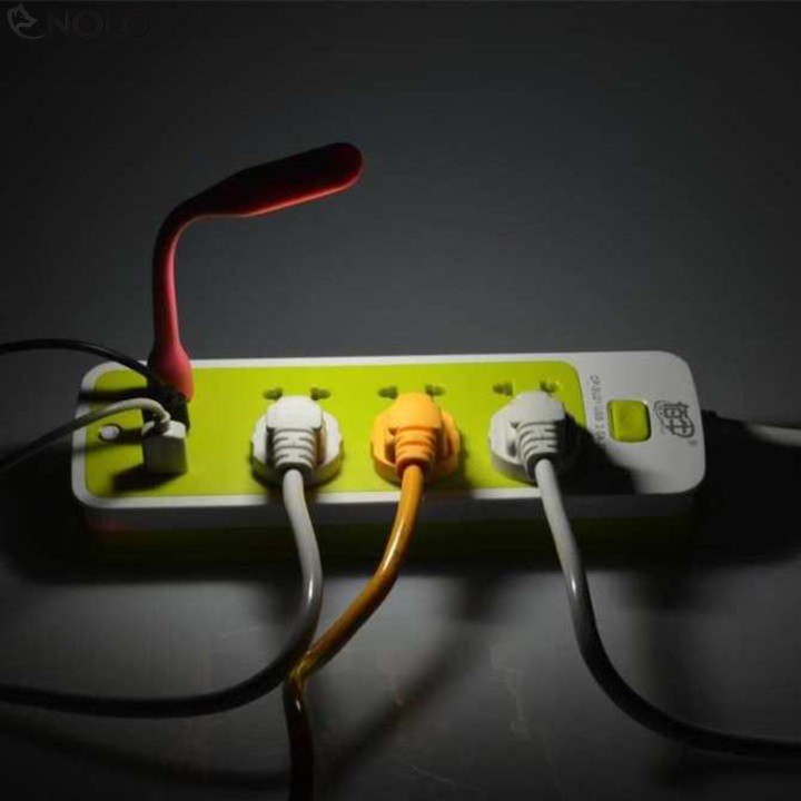 Ổ Cắm Điện Đa Năng màu xanh có 3 cổng sạc USB dây dài 1m5 _SỈ TOÀN QUỐC