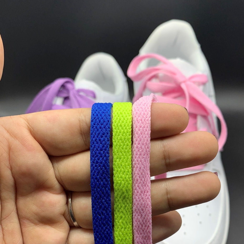 Dây giày thể thao sneaker dẹt nam nữ nhiều màu 120cm 160cm HAMYN