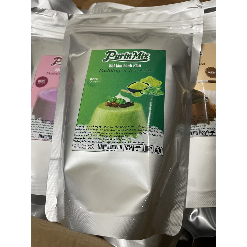 {Bán rẻ nhận 5 sao} 500gr Bột Pudding, Flan các vị siêu ngon, kèm công thức nấu.