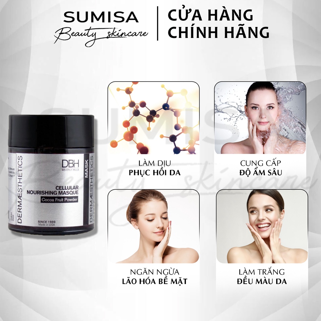 DBH CELLULAR NOURISHING MASQUE COCOA FRUIT POWDER MẶT NẠ DƯỠNG ẨM, PHỤC HỒI DA