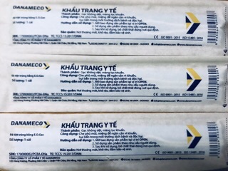 Khẩu trang vô trùng danameco