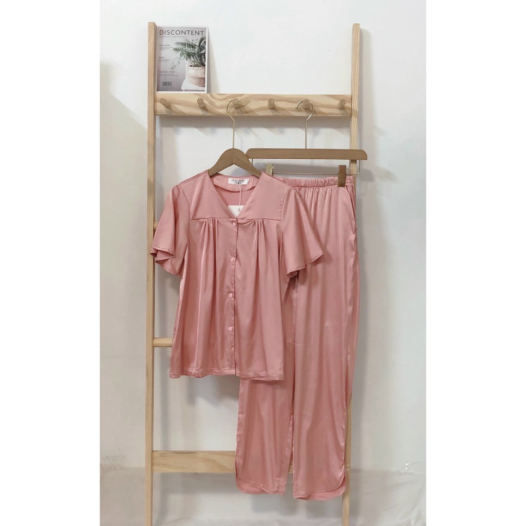 Đồ Bộ Pijama [GIẢM SỐC] chất Lụa tơ Hàn mềm mát Phong Cách Hàn Quốc[Hàng sẵn]