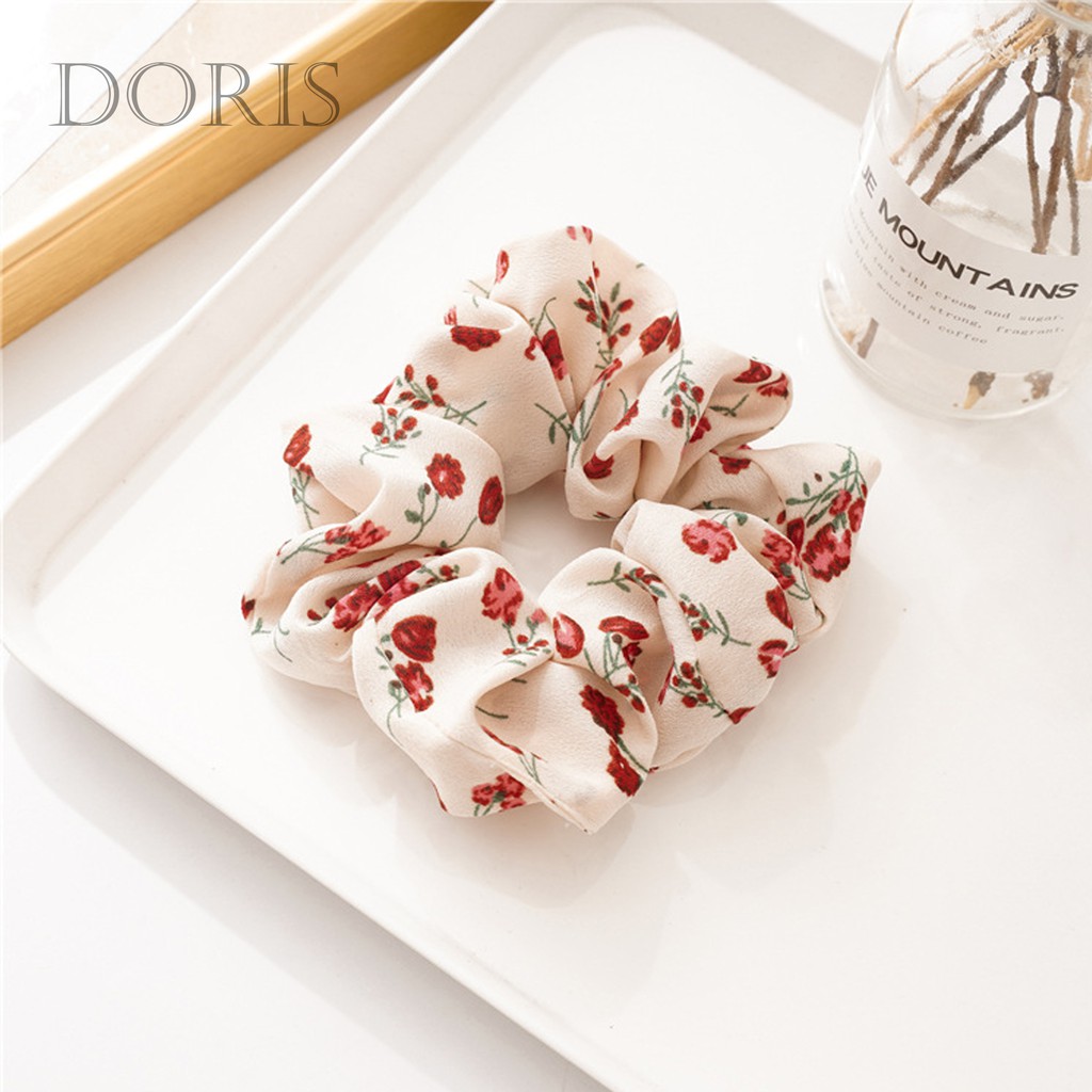 Dây buộc tóc Scrunchies Hoa đáng yêu - DORIS HOUSE | BigBuy360 - bigbuy360.vn