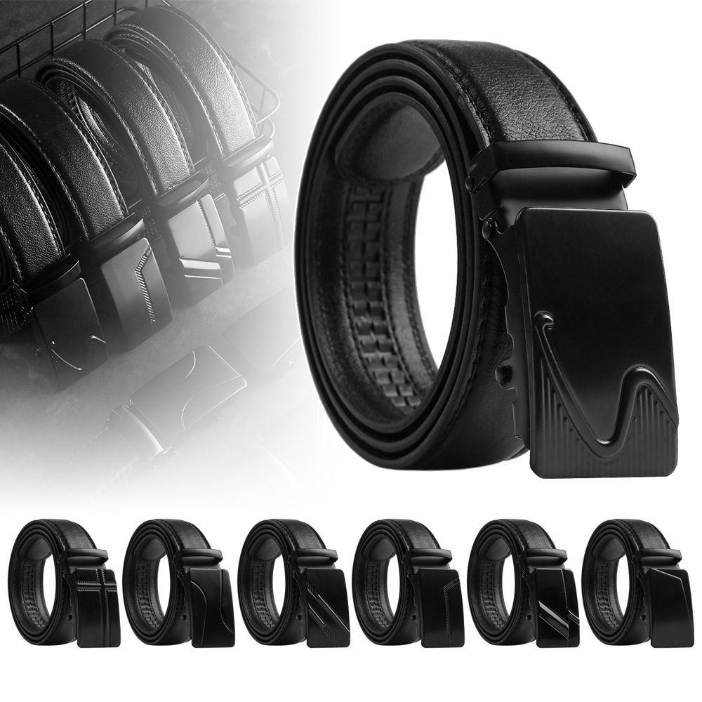 Thắt Lưng Da PU Khóa Tự Động Chất Lượng Cao