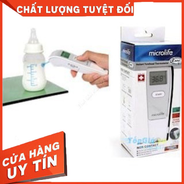 Nhiệt kế hồng ngoại đo Trán Microlife FR1MF1 (THỤY SỸ) + Tặng bao da đựng máy 50k