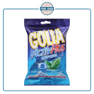 Kẹo The Golia ActivPlus Hương Bạc Hà Nhân Siro Thảo Dược (Gói 112,2g)