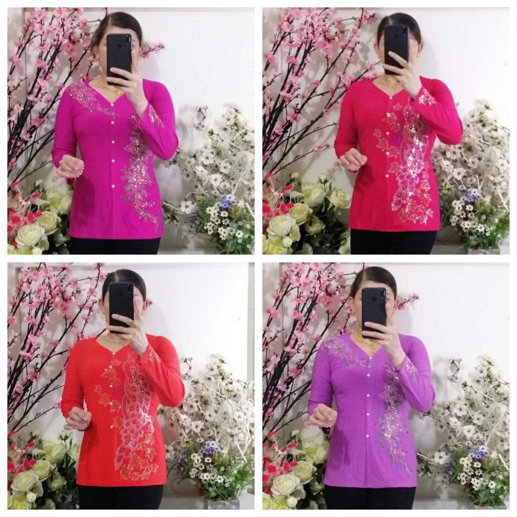 Áo Bà Ba Hoa Đá - Số 5 (60Kg--75Kg) - Không Quần