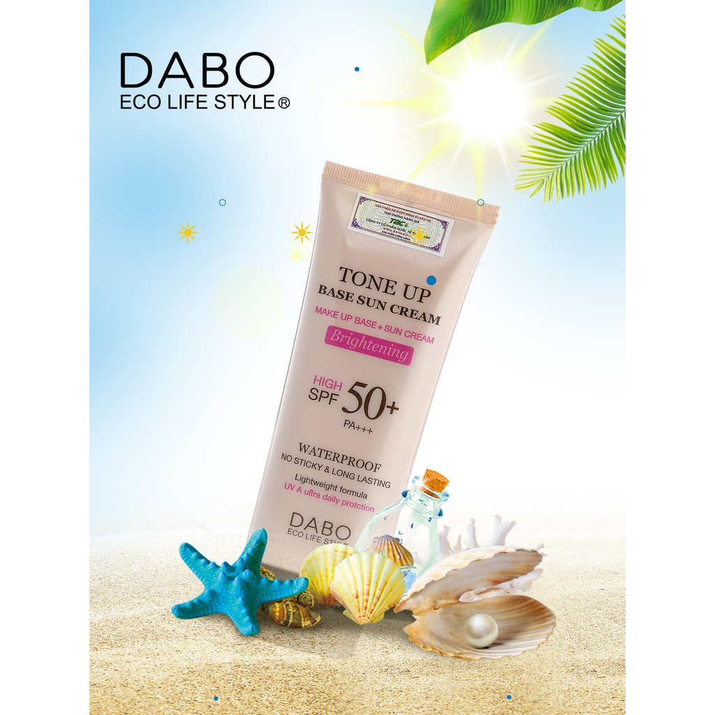 KEM CHỐNG NẮNG TRANG ĐIỂM NÂNG TÔNG DABO TONE UP BASE SUN CREAM SPF50+ PA+++ 70ML - HÀN QUỐC CHÍNH HÃNG