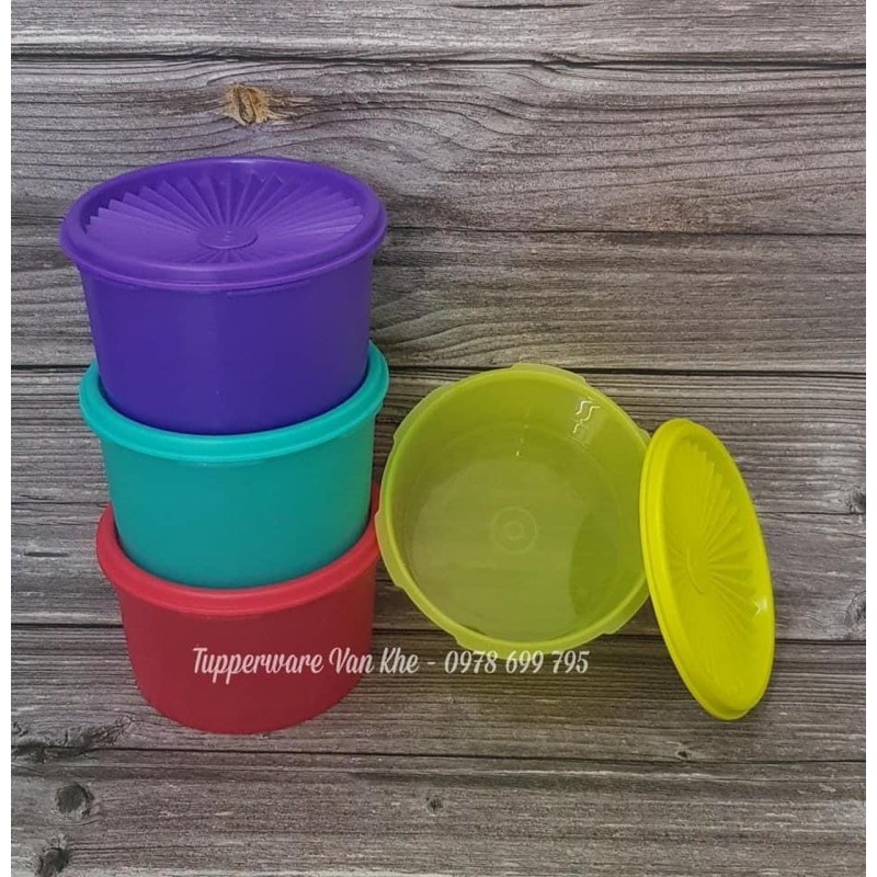 Hộp kệ bếp, oval 1.1l, 2.3l Tupperware