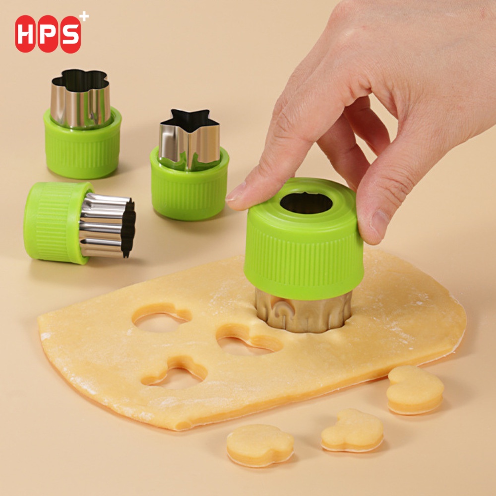 Khuôn làm bánh mini đa năng, cắt củ quả tạo hình thú vị cho bé ăn dặm