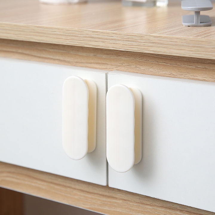 Tay nắm dán tủ hongkong_store sieure888 Tay nắm dán tủ hình chữ nhật tiện lợi