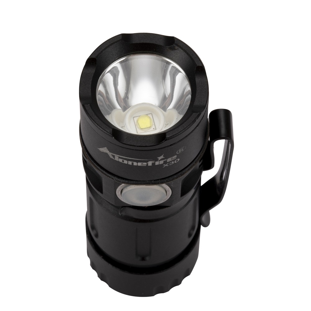 Đèn Pin AloneFire X30 XPG Led Mini 500 lumens Siêu Sáng Sạc Usb Có Nam Châm Hút Dùng Khi Đi Cắm Trại